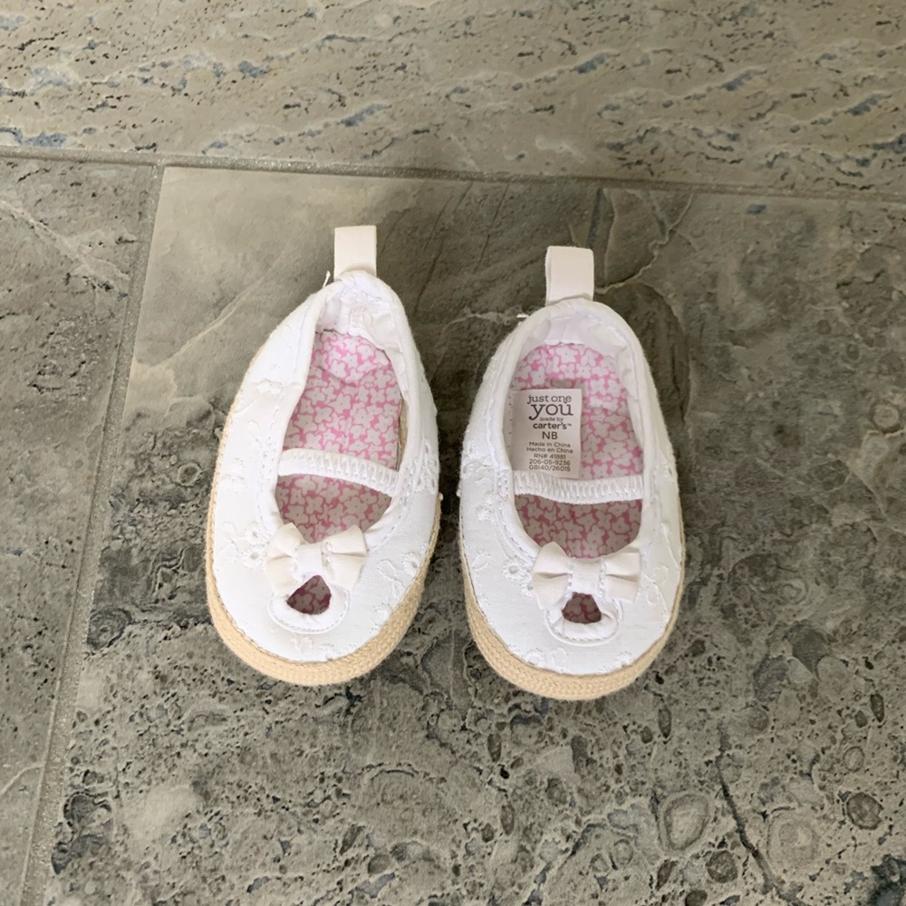 White Crib Shoes